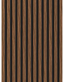 Mexen Lam-F lamele ścienne akustyczne 275 x 30 cm, filc 8 mm, fornir techniczny, Mahoń Rubinowy - S105-275307-3015-013