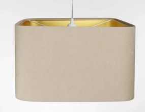 Lampa wisząca KWADRO SUE 40w25 beżowa/złota BPS KONCEPT