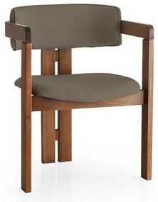 Krzesło do jadalni CO Light Brown and Walnut