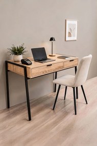 Nowoczesne biurko z szufladami dąb artisan W3-H60