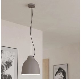 Eglo 900159 - Lampa CAMASCA na lanku 1xE27/40W/230V szara