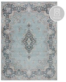 Turkusowy dywan odpowiedni do prania 160x230 cm FOLD Colby – Flair Rugs