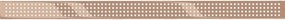 Mexen Flat M08 maskownica do odpływu liniowego 90 cm, różowe złoto - 1625090