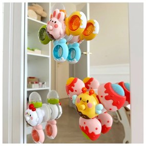 Woopie baby spinner zabawka sensoryczna pszczoła kurczak królik wymienne 3 szt.