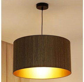 Brilagi - Lampa wisząca BOSTON ROLLER 1xE27/15W/230V pr. 45 cm brąz/złoto