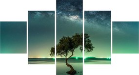 Obraz nocnego nieba (125x70 cm)