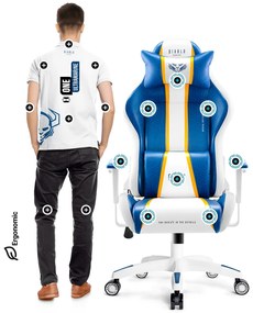 Fotel gamingowy Diablo X-One 2.0 King Size, Aqua Blue