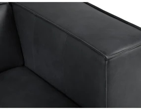 Ciemnoniebieski skórzany narożnik (strona zmienna) Madame – Windsor &amp; Co Sofas