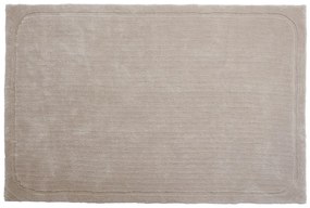 Dywan ze średniej długości włosiem - 160 x 230 cm - Taupe - VELINA