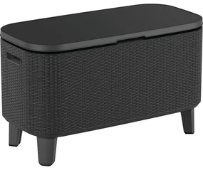 Plastikowy stolik ogrodowy z pojemnikiem na lód 83.5x40 cm Bevy – Keter