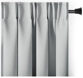 Jasnoszara zaciemniająca zasłona termiczna 140x245 cm Pleat – Restilo