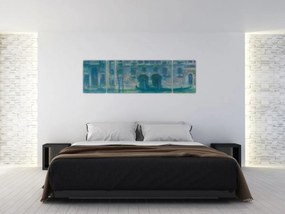Obraz - Claude Monet, Palazzo da Mula, Venice, reprodukcje (170x50 cm)