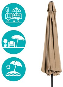 Parasol z możliwością regulacji kąta nachylenia
