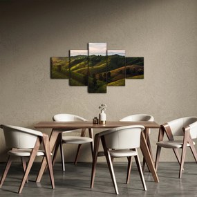 Obraz - Widok na tajskie wzgórza (125x70 cm)