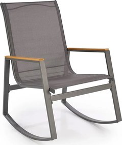 Krzesło popielate ogrodowe N9-G63