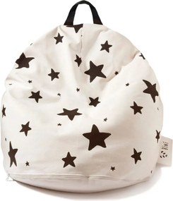 Pufa Bini Double Stars w czarne gwiazdki