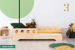 Łóżko dziecięce KIKI 5 80x180 sosna ADEKO STOLARNIA
