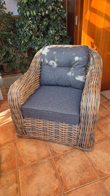 Zestaw rattanowy CORDOBA (szarobrązowy)