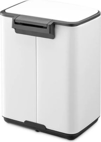 Biały stalowy kosz na śmieci z pedałem 4 l Bo – Brabantia