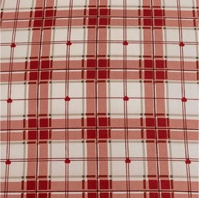 Flanelowa poszewka na poduszkę TARTAN HEART 45x45 cm, kolorowa