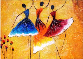 Obraz - Obraz olejny, baletki (70x50 cm)
