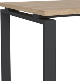 Biurko loft na płozach Sign 150 jackson hickory/szary mat