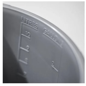 Szare wiadro Addis Clean, 10 l