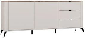 Komoda kaszmirowa na nóżkach z blatem dąb castello  C2-R99