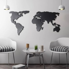 Mapa ścienna 120x60 cm Silhouette – Bystag