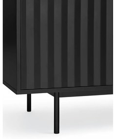 Czarna niska komoda 211x80 cm Sierra – Teulat