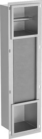 Mexen X-Wall-BP uchwyt na papier toaletowy z magazynkiem, inox - 1914
