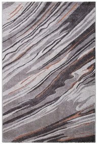 Dywan Mallorca Fala szaro-pomarańczowa 160 cm x 230 cm