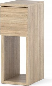 Szafka Nocna Dąb Sonoma 1 Szuflada 20 cm Stolik Nakastlik Do Sypialni