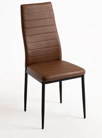 Pakiet 4 krzese Lauter ze sztucznej skóry