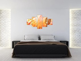 Obraz - Mikrofon retro (125x70 cm)