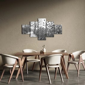 Obraz - Pola w zimie (125x70 cm)