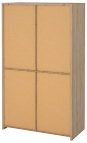 Biało-naturalna witryna w dekorze dębu 100x170x48 cm Next – Tvilum