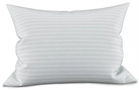 Poszewka na poduszkę Atlas Grádl bawełna zgrzebna 70x90 cm prążek 4 mm