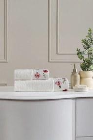 Podarunkowy zestaw ręczników AMARO, 2 szt Biały Zestaw (ręcznik 50x100cm, ręcznik 75x150cm)