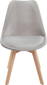 Zestaw 4 Krzese Synk Aksamitne