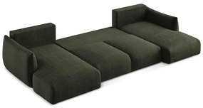 Zielony rozkładany narożnik (w kształcie litery U) Leila – Makamii