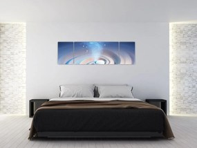 Obraz - Eteryczny yin-yang (170x50 cm)