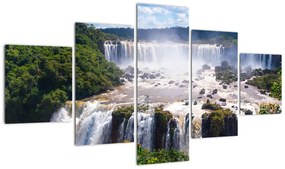 Obraz wodospadu Iguassu (125x70 cm)
