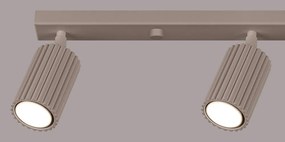 Szarobrązowa metalowa lampa punktowa 6,5x81 cm Gleam – Sollux