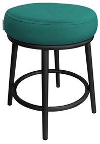 Taboret Ben noga metalowa czarna MG20