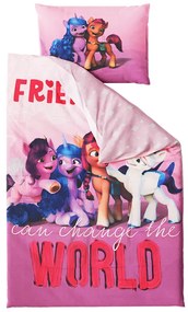 PrzytulneMieszkanie.pl PrzytulneMieszkanie.pl Pościel dziecięca MY LITTLE PONY FRIENDSHIP różowa