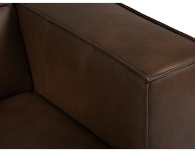 Ciemnobrązowy skórzany fotel Madame – Windsor &amp; Co Sofas