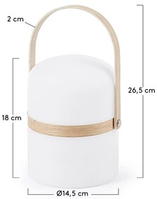 Lampa zewnętrzna Kave Home Janvir, wys. 26,5 cm