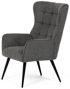 Fotel relaksacyjny 315 GREY2, ciemnoszary