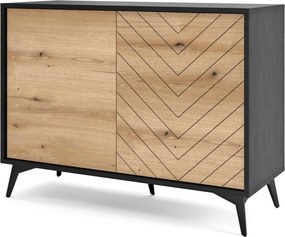 Komoda DIAMANTE 104 cm do Salonu Sypialni Czarny